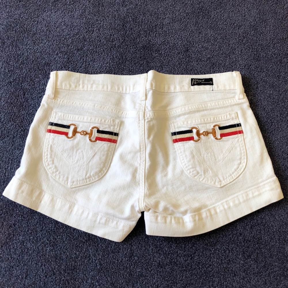 White shorts